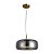 Pendente Tempo Led 3000K 10W 300lm Ø33 Dourado e Fumê | Bella HM012GS - Imagem 1