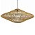 Pendente Otaki Rattan Ø80cm E27 | Skylight SKY-4045G - Imagem 2