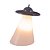 Luminária de Mesa Ovni Polietileno Branco 32x17x17cm | Usare 2250 - Imagem 3