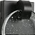 Arandela Led Sand Ø13x10x10cm 3W 3000K Metal Preto e Cristal | Skylight SKY-3009AR-PT - Imagem 2