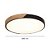 Plafon Wood Redondo Ø40cm 54W 3000K - Madeira, Preto e Branco | Skylight SKY-4038R4PT - Imagem 4