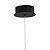 Pendente Led Drop Ø4x58cm 7W 3000K Metal e Cristal Preto | Skylight SKY-3059PT - Imagem 4