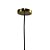 Pendente Led Pencil Ø7,7X43cm 4W 3000K Dourado e Vidro Âmbar | Skylight  SKY-4096S - Imagem 4