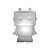 Luminária de Mesa Robô Branco Polietileno 32x23x12cm | Usare 1411 - Imagem 2