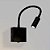 Arandela Led Evy IP20 3W 3000K Preta | Nordecor 2055 - Imagem 2