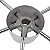 Volante Náutico Aço Inox 355 mm Para Barco Lancha Universal - Imagem 5