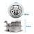 Puxador C/ Chave Embutir Trava Inox Lancha Motorhome Trailer - Imagem 5