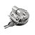 Puxador C/ Chave Embutir Trava Inox Lancha Motorhome Trailer - Imagem 7