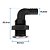 Saída de Água Costado 5/8" 15,9mm Capa Inox P/ Barco Lancha - Imagem 2