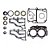 Jogo de Juntas C/ Retentor Para Motor Yamaha 9.9-15 HP FM GM - Imagem 1
