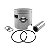 Pistão Anéis Pino 0.50 Motor Popa Yamaha 25-30 HP 2T Barco VM - Imagem 1