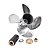 Hélice Inox 4 Pás Para Motor Mercury 150-400 HP 14.6 x 19 Flo Torq - Imagem 1