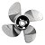 Hélice Inox 4 Pás Para Motor Mercury 150-400 HP 14.6 x 19 Flo Torq - Imagem 2
