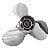 Hélice Inox Motor Mercury Japonês Tohatsu 25-30 Hp Passo 13 - Imagem 2