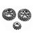 Kit Engrenagem Para Rabeta Motor Popa Yamaha 40 HP 2T 40X - Imagem 2