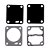 Kit Reparo Bomba Gasolina Para Motor Yamaha 9.9-15 HP DM - Imagem 1