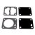 Kit Reparo Bomba Gasolina Para Motor Yamaha 9.9-15 HP DM - Imagem 2