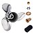 Hélice Aço Inox Para Motor Popa Mercury 75/90/115/125 HP 40-50-60 HP Mod CT - Imagem 2