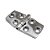 Dobradiça Aço Inox 6 Furos 77x37 P/ Tampa Porta Barco Lancha - Imagem 1