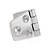 Dobradiça Aço Inox 6 Furos 77x37 P/ Tampa Porta Barco Lancha - Imagem 4