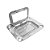 Puxador de Embutir Tampa Aço Inox Barcos Lanchas Motorhome - Imagem 3