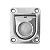 Puxador Embutir 4 Furos C/ Alça Inox 65 x 55 Lancha Barco - Imagem 2