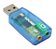 ADAPTADOR PLACA DE SOM USB 2.0 EXTERNO 7.1 CANAIS (JP-109-BU) EXBOM - Imagem 1