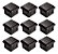 Ponteira Interna 20x20mm Preto - Kit com 100 unidades - Imagem 1