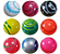 Kit 50 Bola Gigante 45cm Marmorizadas Vinil Coloridas Unidades Atacado - Imagem 6