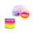 Mola Maluca Arco-íris Colorida Grande Brinquedo Infantil Brinde Prenda Festa - Kit 10 Unidades - Imagem 1