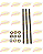 KIT TIRANTE CH100 COMANDO TRIPLO - Imagem 2