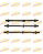 KIT TIRANTE C100 COMANDO DUPLO - Imagem 1