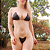 Conjunto Basic Bronze 1 - Silicone Preto Cirrê - Imagem 1
