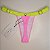 Calcinha Basic Bronze 6 Com Regulagem - Rosa Candy + Amarelo - Ice Cream - Imagem 1