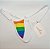 Calcinha Micro 3 Extreme Cós Fixo - Rainbow + Branco - Imagem 1