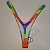 Calcinha Micro Delta Extreme {Frente Menor} - Rainbow - Imagem 1