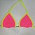 Top Micro - Pink Texturizado + Amarelo Neon - Neon Vibes - Imagem 1