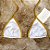 Top Micro - Branco Texturizado + Dourado Glow - Deusas Gregas - Imagem 1