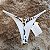 Calcinha Duo 11 Fita - Oncinha off white + Branco carmel - Imagem 1