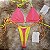 Conjunto top com bojo removível + calcinha Duo 6 - neon vibes ( tonalidade diferente) - Imagem 1