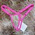 Calcinha Micro Extreme 3 com regulagem - Champanhe + Rosa Barbie - Imagem 1