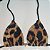 Top Duo Torcido Sem Bojo - Leopardo 2 + Preto Cirrê - Imagem 1