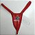 Lingerie Extreme 3 - Com Ajuste Lateral- Tule Transparente Lurex Vermelho - Hot Wife - Imagem 1