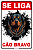 Placa Cão Bravo 20x30 cm - Imagem 1
