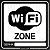 Placa Internet com senha 14x14 cm - Imagem 1