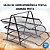 Caixa Correspondência Tripla Aramada 513 cor Preta - Imagem 2