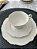 Conjunto 6 pratos sobremesa  Maldivas porcelana fio ouro 21cm - Imagem 1