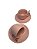 Conjunto 2 Xícaras de Chá de Cerâmica Com Píres Woff 170ml -Rosa - Imagem 1