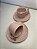 Conjunto 2 Xícaras de Chá de Cerâmica Com Píres Woff 170ml -Rosa - Imagem 3