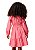 Vestido Curto Amarração Rosa Chiclete Teen - Imagem 2